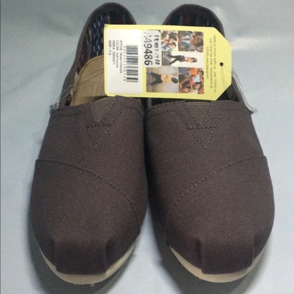 Toms Shoes - TOMS Ash Women Slip On Casual  Classic Canvas A